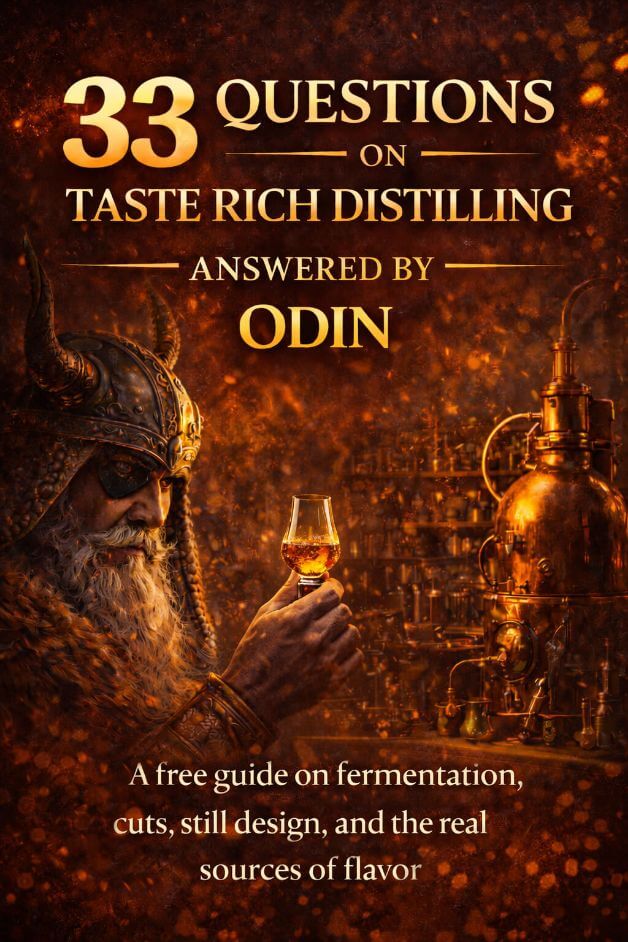 Cover of 33 Questions on Taste-Rich Distilling